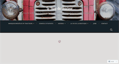 Desktop Screenshot of leblogdutracteur.com